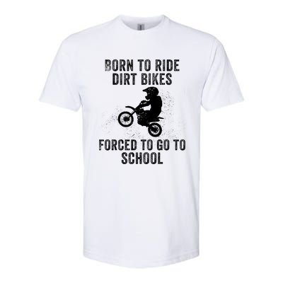 Funny Dirt Bike Art For Motocross Dirt Bike Rider Softstyle CVC T-Shirt