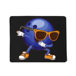 Funny Dabbing Bowling Gift For Bowler Dancer Mousepad