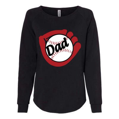 Father's Day Baseball Dad Sport Lover Cute Gift Womens California Wash Sweatshirt