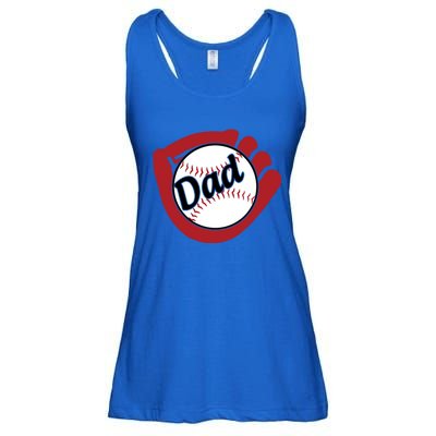 Father's Day Baseball Dad Sport Lover Cute Gift Ladies Essential Flowy Tank