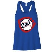 Father's Day Baseball Dad Sport Lover Cute Gift Women's Racerback Tank