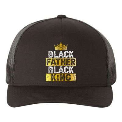 Fathers Day Black Father Black King African American Dad Yupoong Adult 5-Panel Trucker Hat