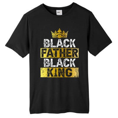 Fathers Day Black Father Black King African American Dad Tall Fusion ChromaSoft Performance T-Shirt