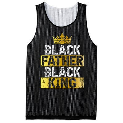 Fathers Day Black Father Black King African American Dad Mesh Reversible Basketball Jersey Tank