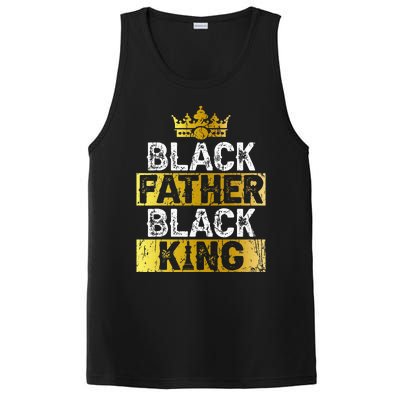 Fathers Day Black Father Black King African American Dad PosiCharge Competitor Tank