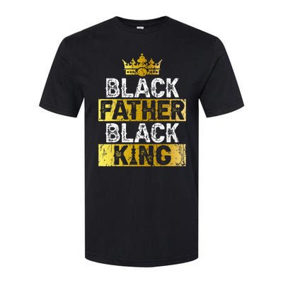 Fathers Day Black Father Black King African American Dad Softstyle CVC T-Shirt