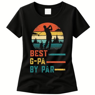 Father's Day Best G-Pa By Par Golf Gifts For Dad Grandpa Womens T-Shirt