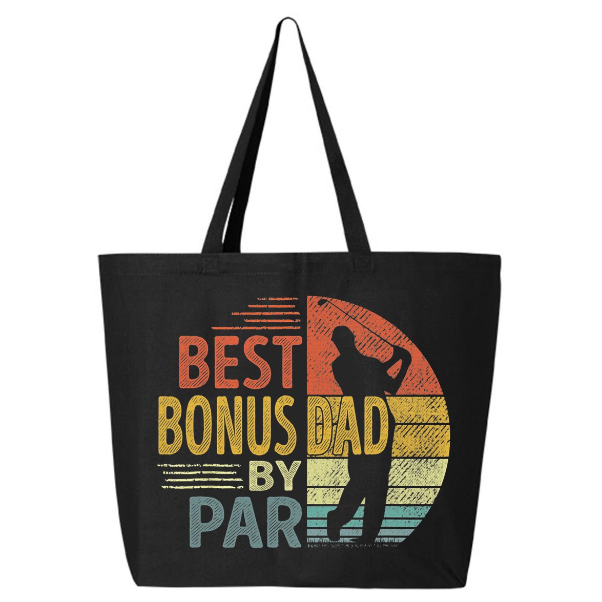 Father's Day Best Bonus Dad By Par Golf Gifts For Dad 25L Jumbo Tote