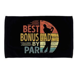 Father's Day Best Bonus Dad By Par Golf Gifts For Dad Microfiber Hand Towel