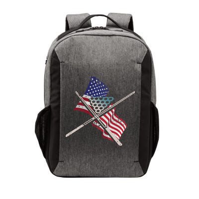 Father's Day Billiards Usa Flag Pool Player Gift For Dad Vector Backpack