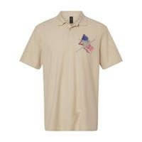 Father's Day Billiards Usa Flag Pool Player Gift For Dad Softstyle Adult Sport Polo