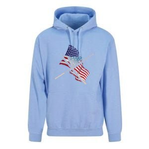 Father's Day Billiards Usa Flag Pool Player Gift For Dad Unisex Surf Hoodie