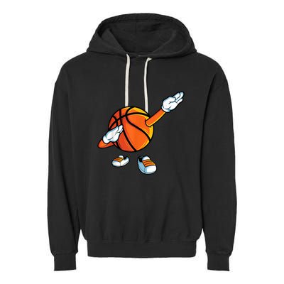 Funny Dabbing Basketball Dancing Ball Game In Shoes For Garment-Dyed Fleece Hoodie