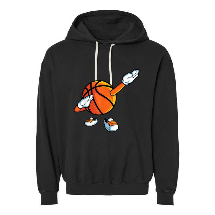 Funny Dabbing Basketball Dancing Ball Game In Shoes For Garment-Dyed Fleece Hoodie