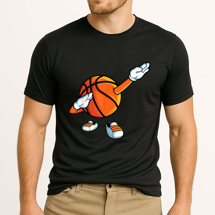 Funny Dabbing Basketball Dancing Ball Game In Shoes For Performance Shirt
