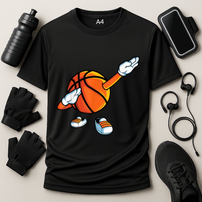 Funny Dabbing Basketball Dancing Ball Game In Shoes For Performance Shirt