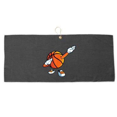 Funny Dabbing Basketball Dancing Ball Game In Shoes For Large Microfiber Waffle Golf Towel
