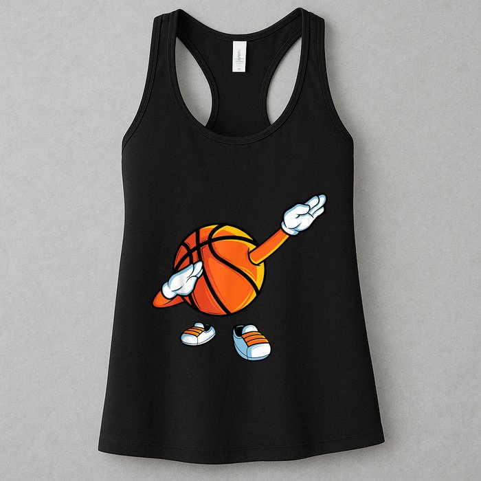 Funny Dabbing Basketball Dancing Ball Game In Shoes For Womens Tank Top