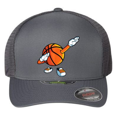 Funny Dabbing Basketball Dancing Ball Game In Shoes For Flexfit Unipanel Trucker Cap
