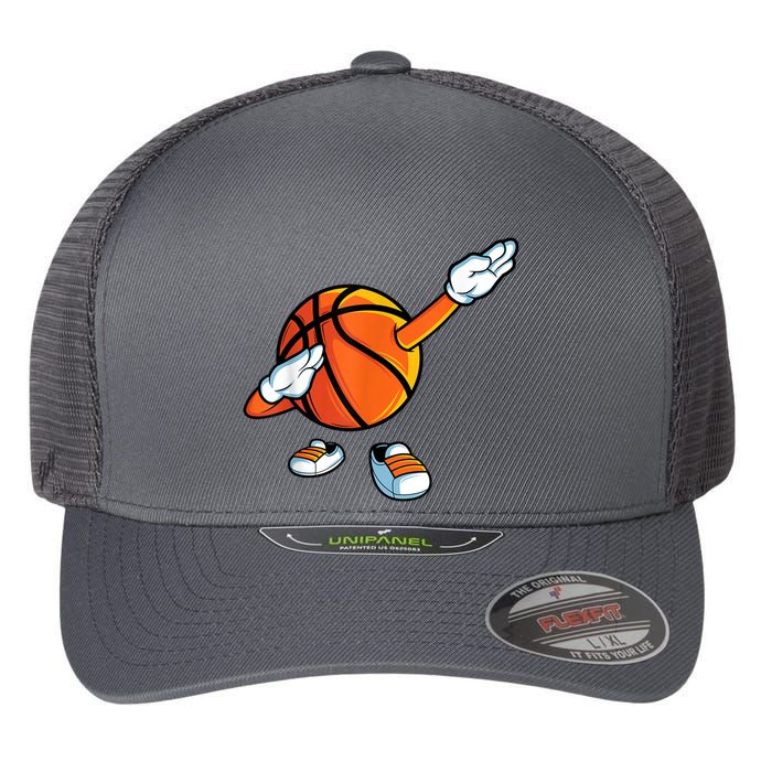 Funny Dabbing Basketball Dancing Ball Game In Shoes For Flexfit Unipanel Trucker Cap