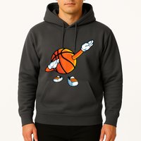 Funny Dabbing Basketball Dancing Ball Game In Shoes For Hoodie