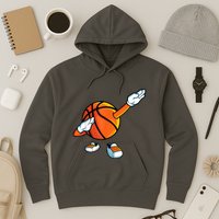 Funny Dabbing Basketball Dancing Ball Game In Shoes For Hoodie