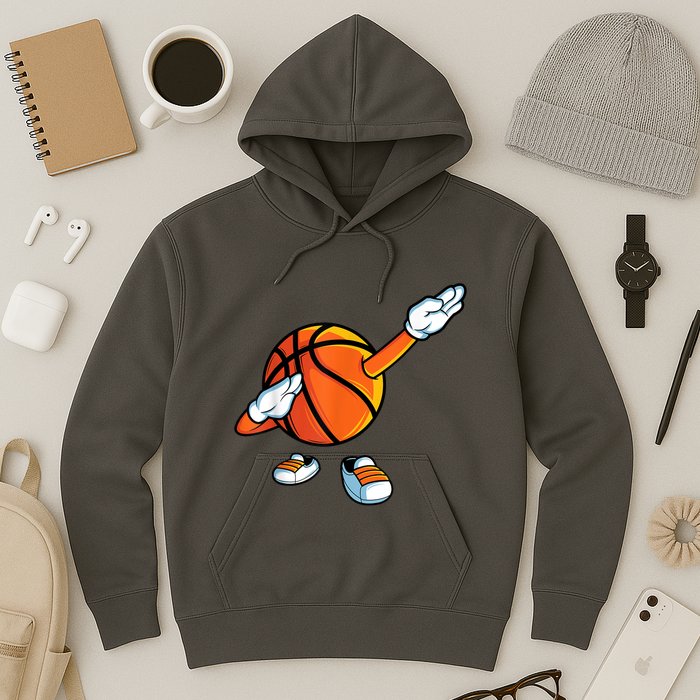 Funny Dabbing Basketball Dancing Ball Game In Shoes For Hoodie