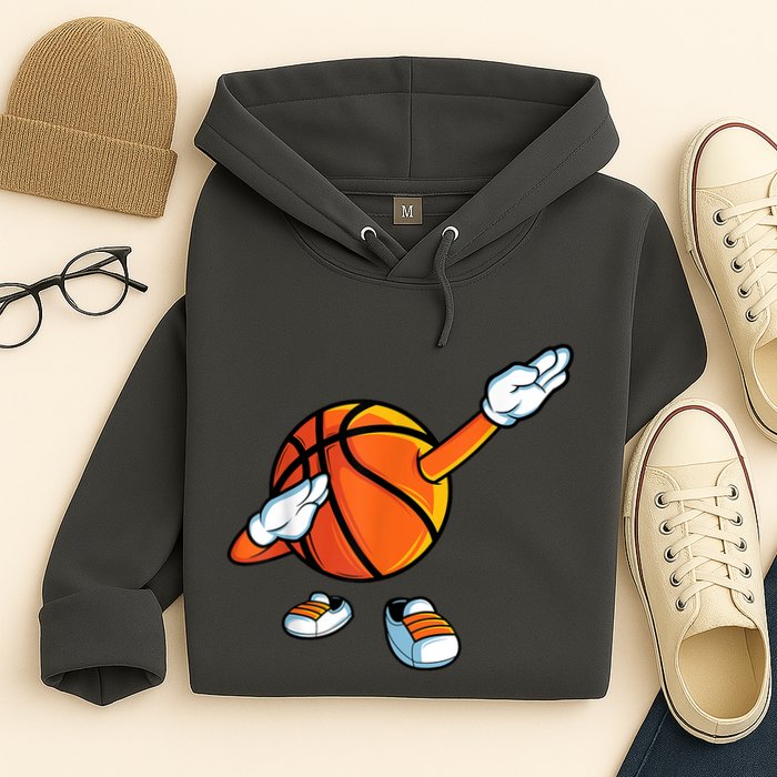 Funny Dabbing Basketball Dancing Ball Game In Shoes For Hoodie