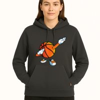 Funny Dabbing Basketball Dancing Ball Game In Shoes For Hoodie