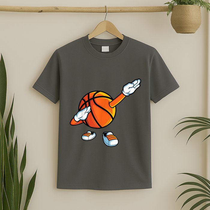 Funny Dabbing Basketball Dancing Ball Game In Shoes For T-Shirt