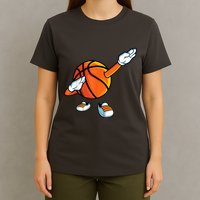 Funny Dabbing Basketball Dancing Ball Game In Shoes For T-Shirt