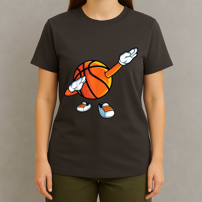 Funny Dabbing Basketball Dancing Ball Game In Shoes For T-Shirt
