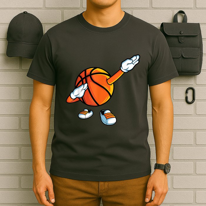 Funny Dabbing Basketball Dancing Ball Game In Shoes For T-Shirt