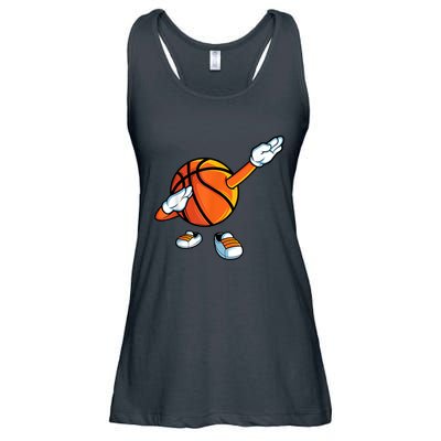 Funny Dabbing Basketball Dancing Ball Game In Shoes For Ladies Essential Flowy Tank