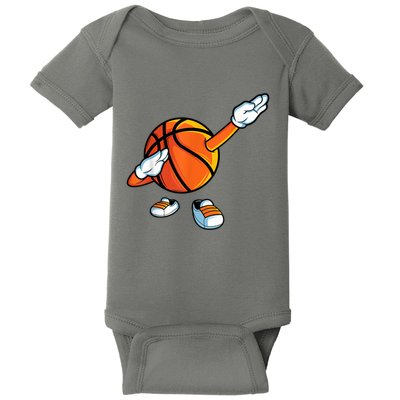 Funny Dabbing Basketball Dancing Ball Game In Shoes For Baby Bodysuit