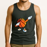 Funny Dabbing Basketball Dancing Ball Game In Shoes For Tank Top