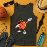 Funny Dabbing Basketball Dancing Ball Game In Shoes For Tank Top