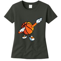 Funny Dabbing Basketball Dancing Ball Game In Shoes For Womens T-Shirt