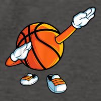 Funny Dabbing Basketball Dancing Ball Game In Shoes For Vector Backpack