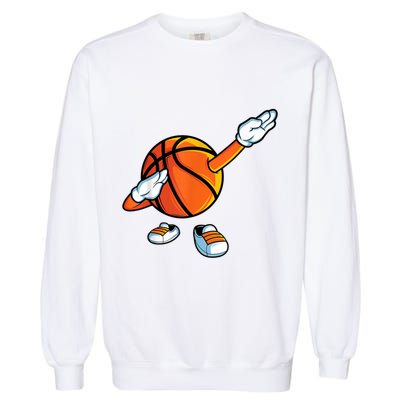 Funny Dabbing Basketball Dancing Ball Game In Shoes For Garment-Dyed Sweatshirt