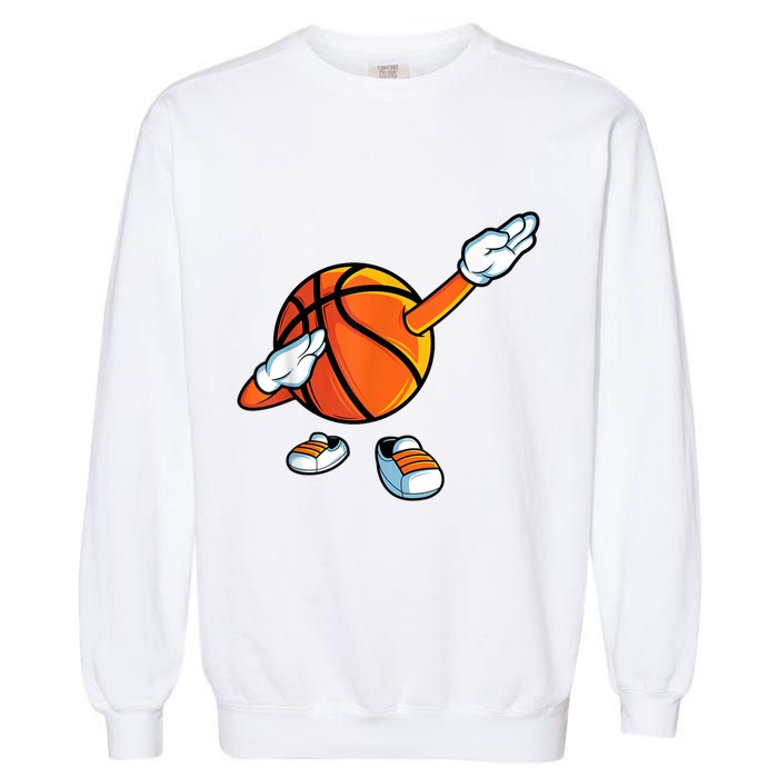 Funny Dabbing Basketball Dancing Ball Game In Shoes For Garment-Dyed Sweatshirt
