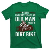 Funny Dirt Bike Art For Dirtbike Lover Men Grandpa Motorbike T-Shirt