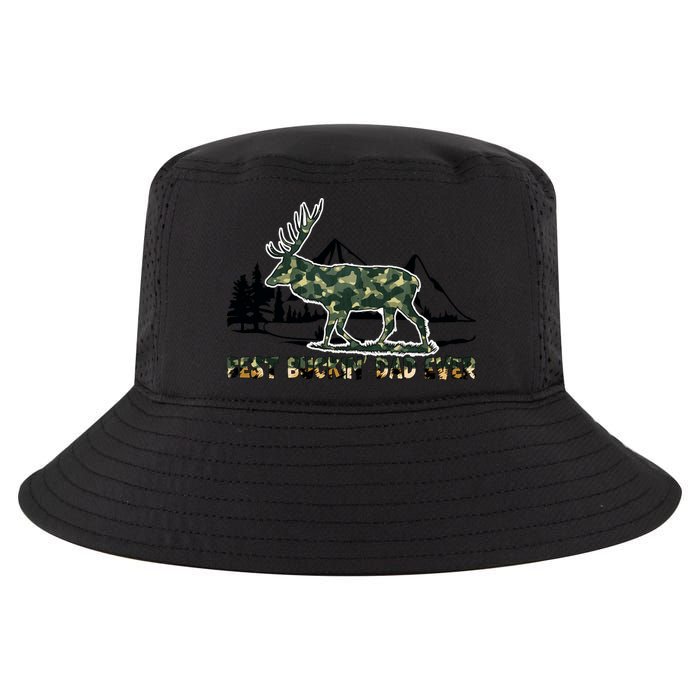 Fathers Day Best Buckin Dad Ever Father Camo Cool Comfort Performance Bucket Hat