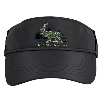 Fathers Day Best Buckin Dad Ever Father Camo Adult Drive Performance Visor
