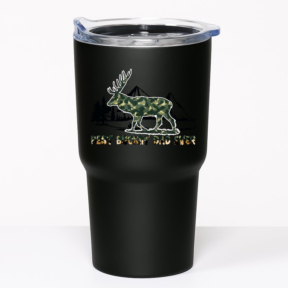 Fathers Day Best Buckin Dad Ever Father Camo Tumbler