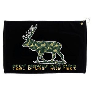 Fathers Day Best Buckin Dad Ever Father Camo Grommeted Golf Towel