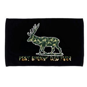 Fathers Day Best Buckin Dad Ever Father Camo Microfiber Hand Towel