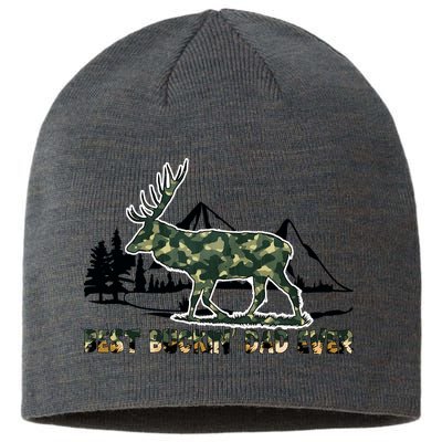 Fathers Day Best Buckin Dad Ever Father Camo Sustainable Beanie