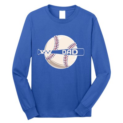 Father's Day Baseball Dad Sport Lover Gift Long Sleeve Shirt