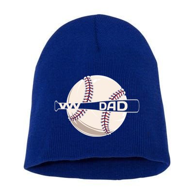 Father's Day Baseball Dad Sport Lover Gift Short Acrylic Beanie